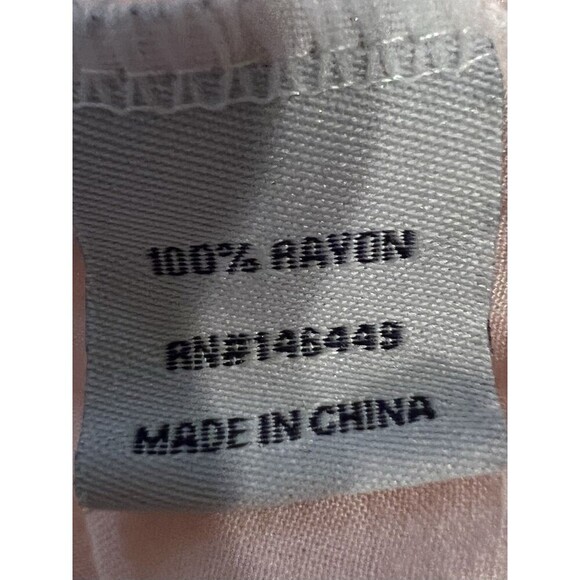 Maze Floral Multicolored Wide Leg Paper Bag Pant Rayon Size Large - Picture 6 of 7